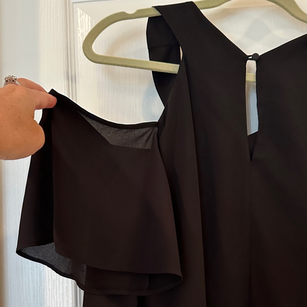 ASOS Elegant Black Ruffle Top - Picture 4 of 5